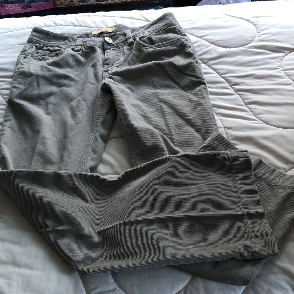 Natural Reflections Light Grey Corduroy Jeans.